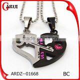 316L Stainless Steel Jewelry Couple Pendant Charms For Friends thumbnail-1