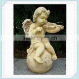 Garden Little Violinist Boy Angel Statue thumbnail-3