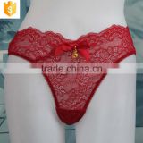 Hot-selling red lace bralette g-string