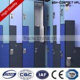 Excellent Quality Wooden Grain Six Door High Abrasion Resistance Formica Hpl Sports Stadium Locker With Locker Hasps