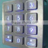 10 Keys Water Proof Backlight Metal Keypad thumbnail-4