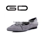 Fashion ballet flats for women Hot selling ballerina flat shoes New arrival closed toe bandage flat shoes