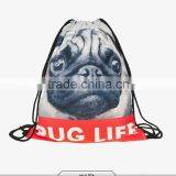 3d Digital Print Mochila Drawstring Bag Unisex Backpacks Aztec Animal Galaxy Monkey Dog Hamster Flower Food thumbnail-3