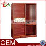 New Arrival Beautiful Colorful Bedroom Wardrobe Design Wooden Wardrobe Wood Clothes Cabinet M2160 thumbnail-2
