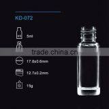 5 ml empty perfume roll on glass bottle