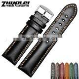 2015 New Arrival 20|22mm High Quality Genuine Cowhide Leather Bracelet With Pin Buckle Wholesale 3pcs thumbnail-1