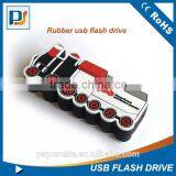 2015 Customized Rubber USB Flash Disk ,train Shape Usb Flash Driver for Promotional Gifts thumbnail-1