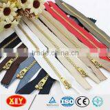 Shenzhen Xly Zipper Manufacturer Golden Brass Metal Zipper thumbnail-4