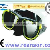 Multi Color Sea Tempered Glass Diving Mask with CE Certificates