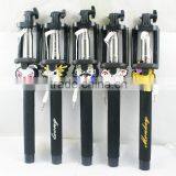 New Monopod Selfi Extendable Selfie Stick 3.5mm Wired With Holder Cartoon Design For Samsung Iphone 6 Self Monopod thumbnail-3