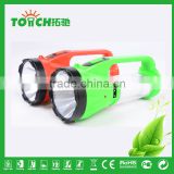2 in 1 LED Portable Light Plastic Portable Camping Light Solar Rechargeable Lantern Lamp Torch