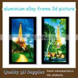 Framed 3d Picture With Deep Look Effect of Paris