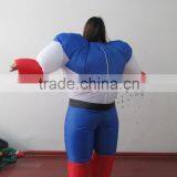 DJ-CO-111 Adult Chub Captain America Inflatable Blow Up Color Full Body Costume Jumpsuit thumbnail-5