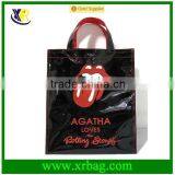 Fashion Easily Women Black PU Handbag With Logo Print thumbnail-1