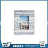 Wooden Frame Pastel Strips 4x6" Beach Frame