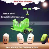 Popular Design 3 in 1 Kids Kick Scooter With Storage Box and Stable Seat thumbnail-5