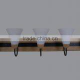 2014 Three Light Wooden Wall Lamp/ Light Fixtures for Bedroom thumbnail-3