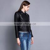 PU Leather Jackets Women 2016 Winter thumbnail-4