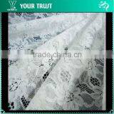 Cheap Overwhelming White Mesh Lace 100% Nylon Fabric thumbnail-2