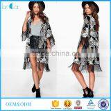 New Model Floral Printed Ladies Elegant One Piece Beautiful Kimono thumbnail-1