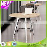 Modern Office Meeting Room Use Metal Frame Negotiation Table ZS-800 thumbnail-1