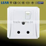 N6 Series Wall Switch 13A 1 Gang Switched Round-pin Socket