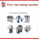 Automatic/semi-auto Square Tin Container Making Machine