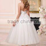 (MY6177) MARRY YOU China Sweetheart Knee-length Lace Wedding Dresses Short 2016 thumbnail-3