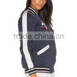 Hot Sell Ladies Apparel Custom Embroidered Bomber Jackets Fashion Apparel Factory China Most Popular Supplier's thumbnail-3