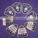 High Quality Silk Screen Printed Embossed Main Label For Clothing thumbnail-2