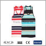 Fashion uk Good Price Bulk Sale Straps Pattern 3d Sublimation Singlet