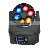 100% Factory Direct Bee Eye Beam With Zoom 6pcs*15W RGBW 4in1 LED Moving Head Light thumbnail-3
