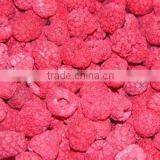 Frozen dried raspberry