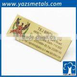 Gold Plating Engrave Door Plate Metal Label Plate thumbnail-1