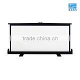 60 Inch 16:9 Floor Pull-up Projection Screen, Portable Projection Screens Easy Carry thumbnail-4