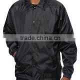 Wholesale Custom Windbreaker Jacket Nylon Coaches Jacket Hooded Lightweight Windbreaker Jacket With Custom Printed Logos thumbnail-1