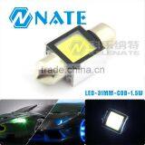 Newest Led Festoon Lamp LED 31mm Cob 1.5w Canbus Festoon Light
