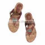 Wholesale Boutique Monogrammable Brown/Black Natalie Woman Sandal thumbnail-4