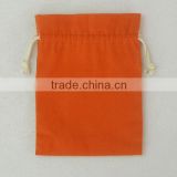 custom logo cotton gift bag with drawstring
