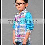 Baby Boys Check T-shirts Long Sleeve Fashion Style thumbnail-5