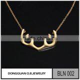 New Designs 925 Sterling Silver Necklace Gold Matte Jewelry thumbnail-1