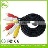 High Quality NEW 20M M TO M 3 RCA to 3 RCA AV Cable