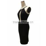 Exquisite Black Jersey Big Size Women Bodycon Dress Day to Night Dresses Wholesale Clothing Online Shopping thumbnail-4