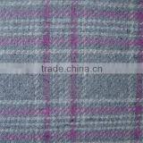 Check Pattern Woolen Fabric for Women Coat