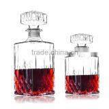 Ctystal Glass Alcohol Wine Bottle With Glass Seal Lid thumbnail-1