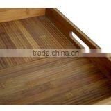 DT028/Simply Bamboo Extra Large Bamboo Wood Rectangle Serving Tray thumbnail-5