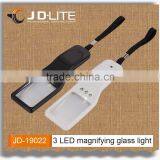 3 LED Magnifying Glass With LED Light Promotional Gift