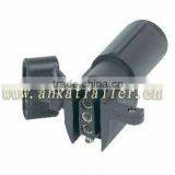 TRAILER ADAPTERS WITH 6 WAY ROUND TO 4 WIRE FLAT PLUG thumbnail-1
