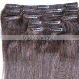 SINGLE DRAWN HUMAN CLIP IN HAIR EXTENSIONS - WHOLESALE CLIPS