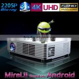 mini dlp android projector with wifi / dlp link 3d led projector / android 4.2.2 led projector with wifi